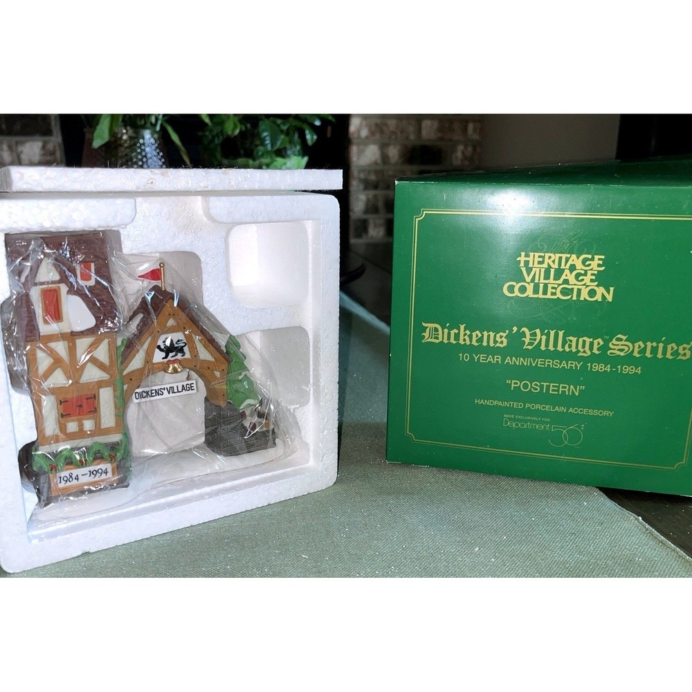 NIB Dept 56 Dicken's Village Series, 10th Anniversary 1984~1994 "Postern"